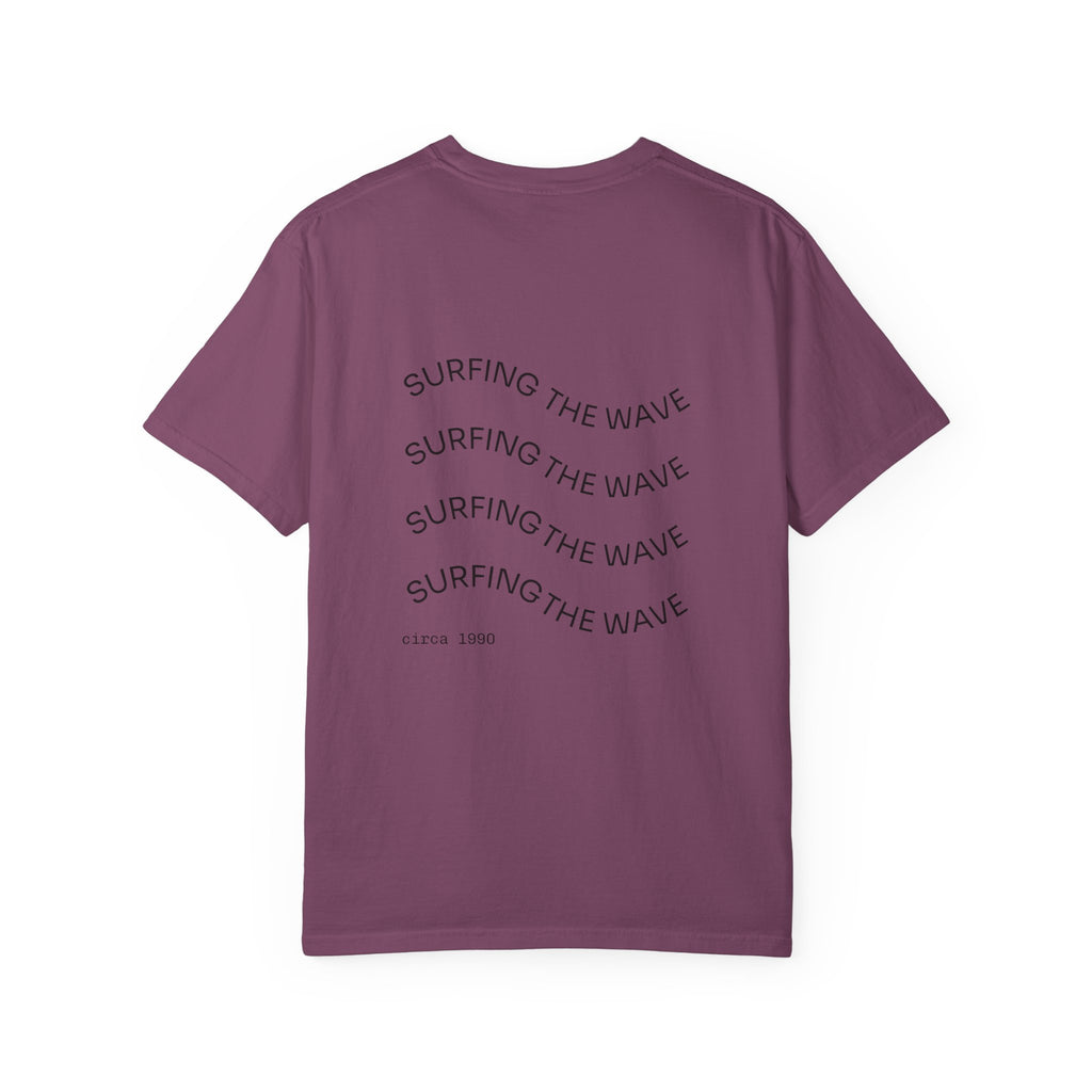 Surfing The Wave Graphic T-Shirt — Retro Beach Vibe Tee