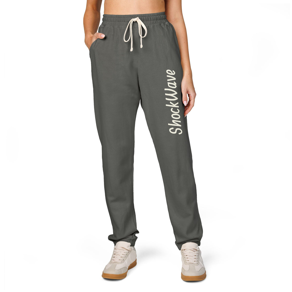 Garment-Dyed Fleece Joggers SHOCKWAVE