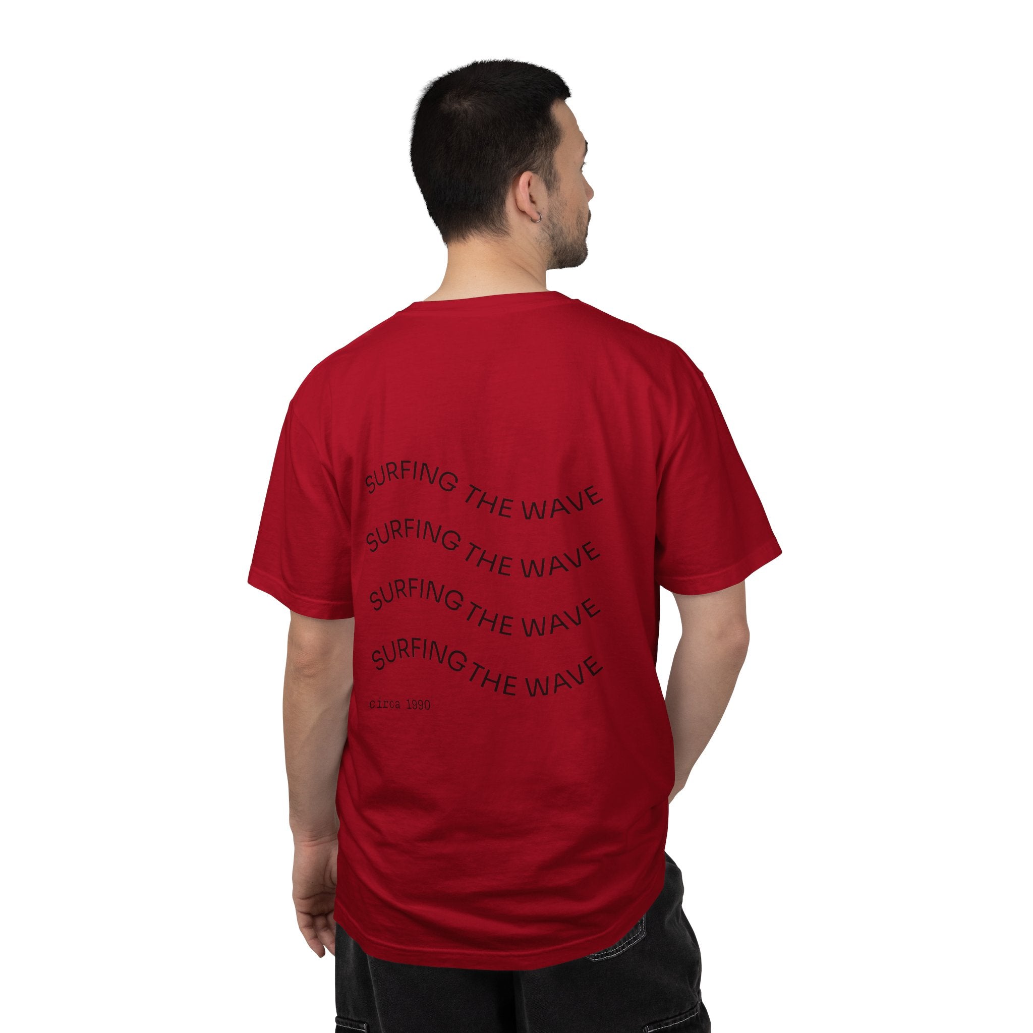 Surfing The Wave Graphic T-Shirt — Retro Beach Vibe Tee