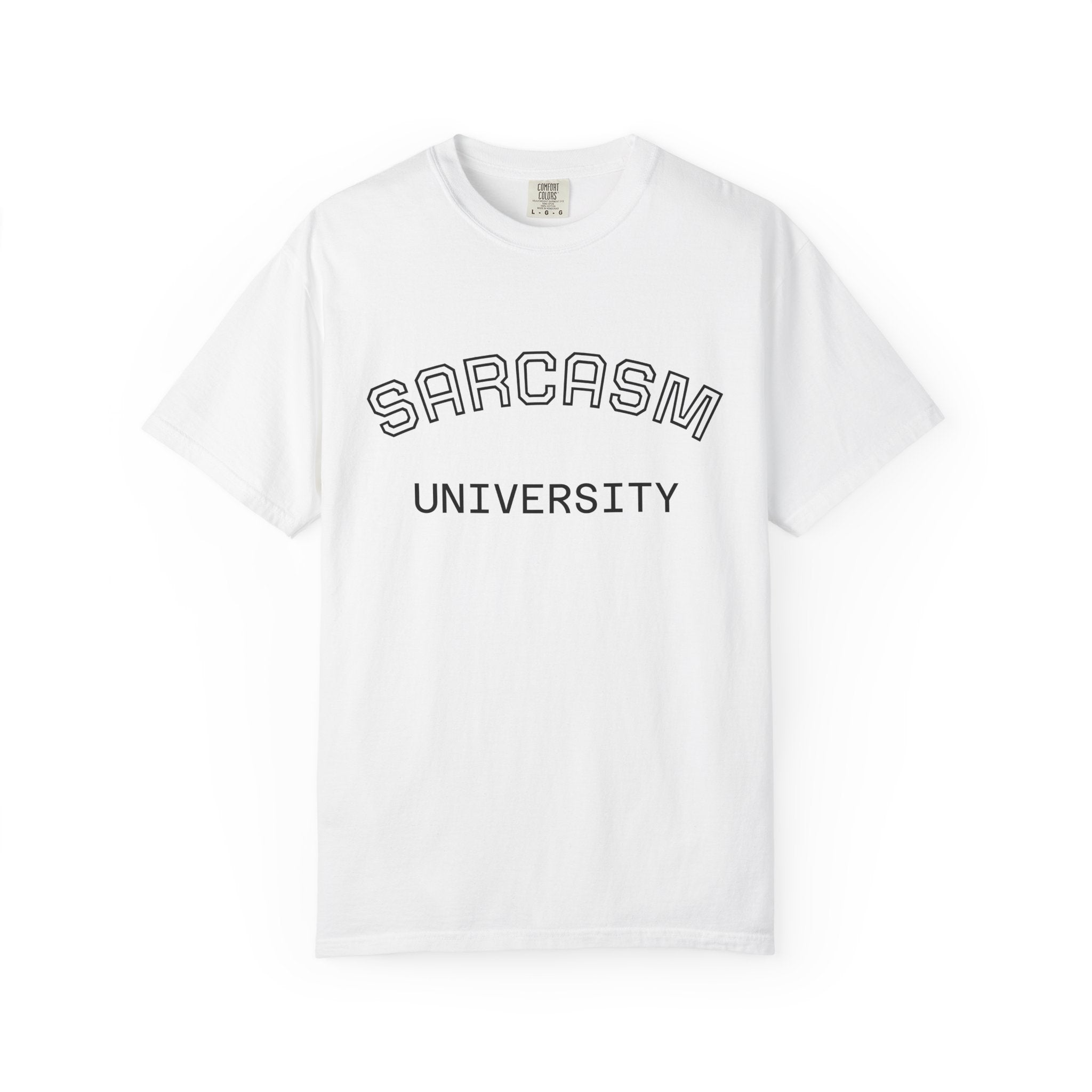 Sarcasm University T-Shirt — Funny College Humor Tee