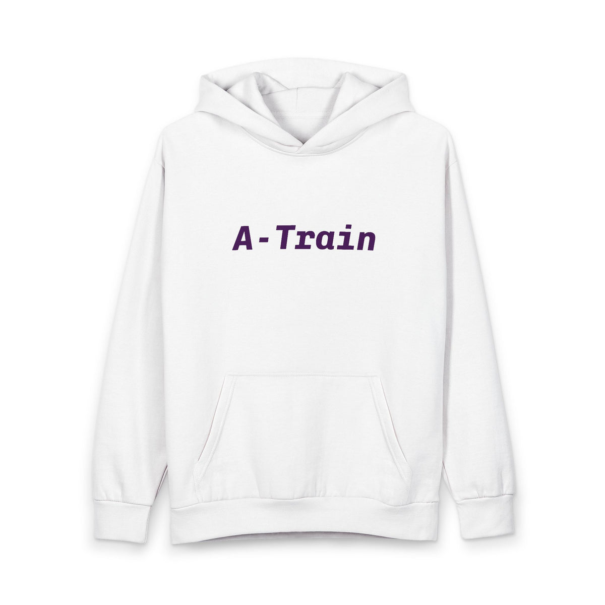 A-Train Pullover Hoodie — Minimalist Star Back Graphic