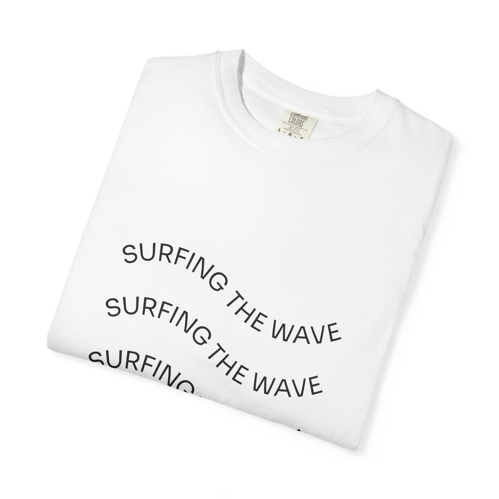 Surfing The Wave Graphic T-Shirt — Retro Beach Vibe Tee