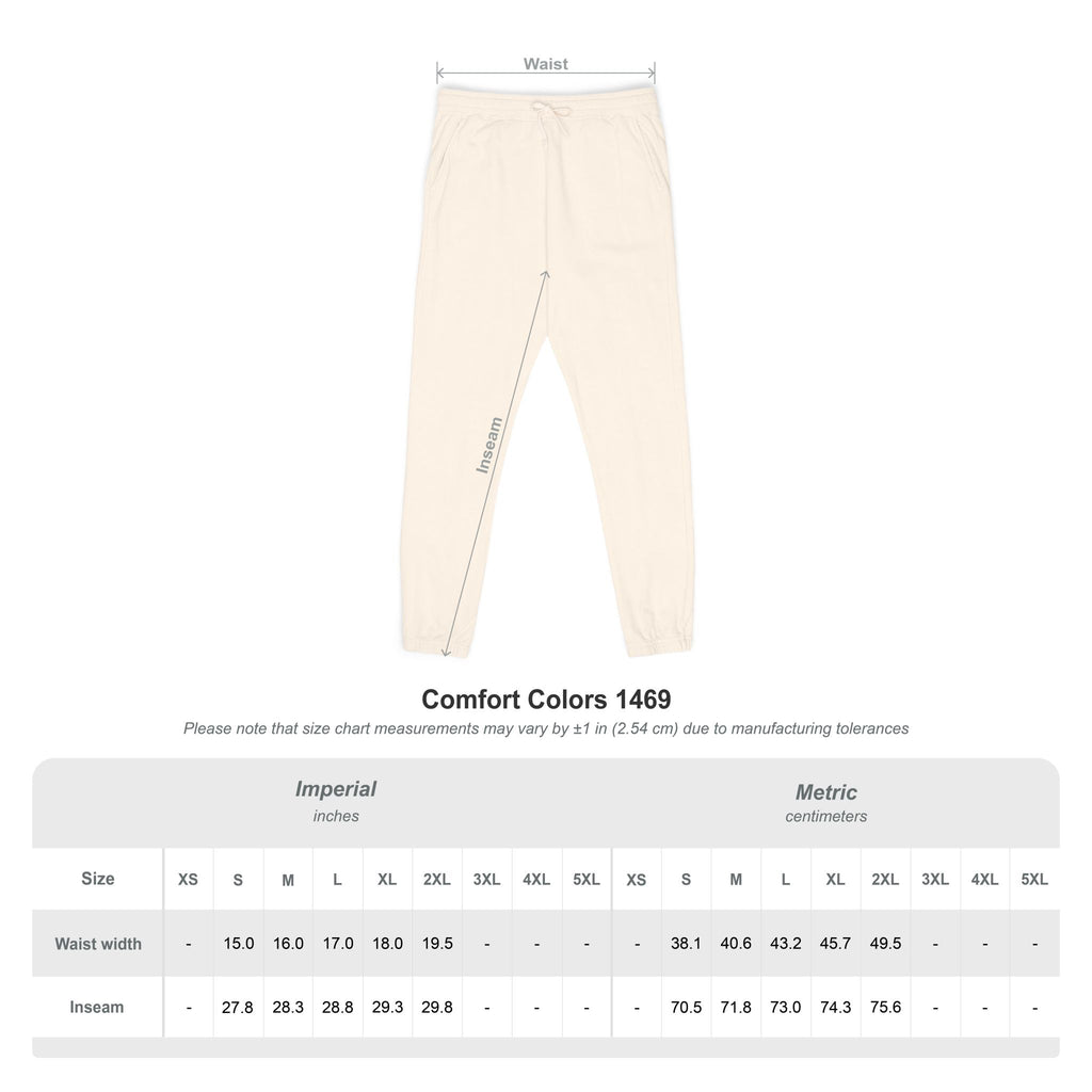 Garment-Dyed Fleece Joggers SHOCKWAVE