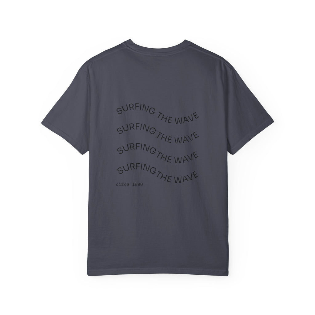 Surfing The Wave Graphic T-Shirt — Retro Beach Vibe Tee