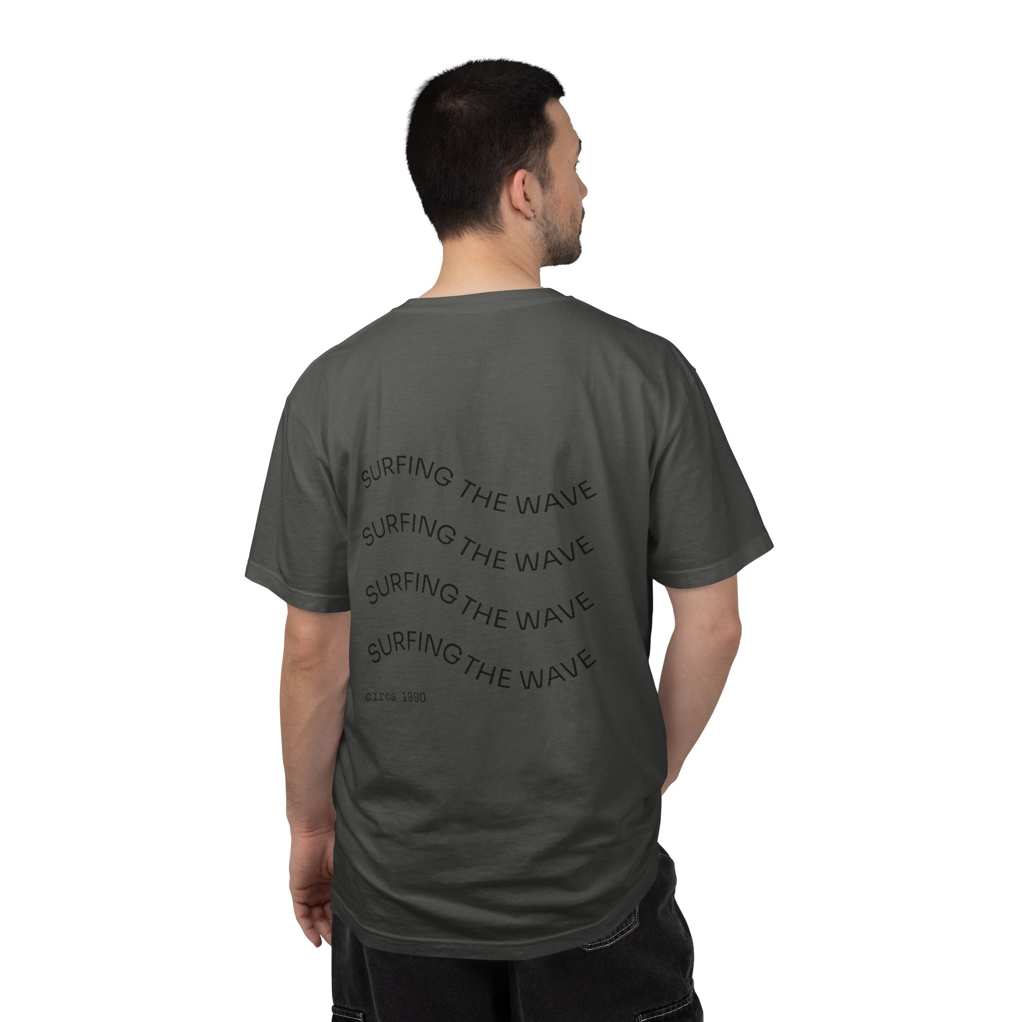 Surfing The Wave Graphic T-Shirt — Retro Beach Vibe Tee