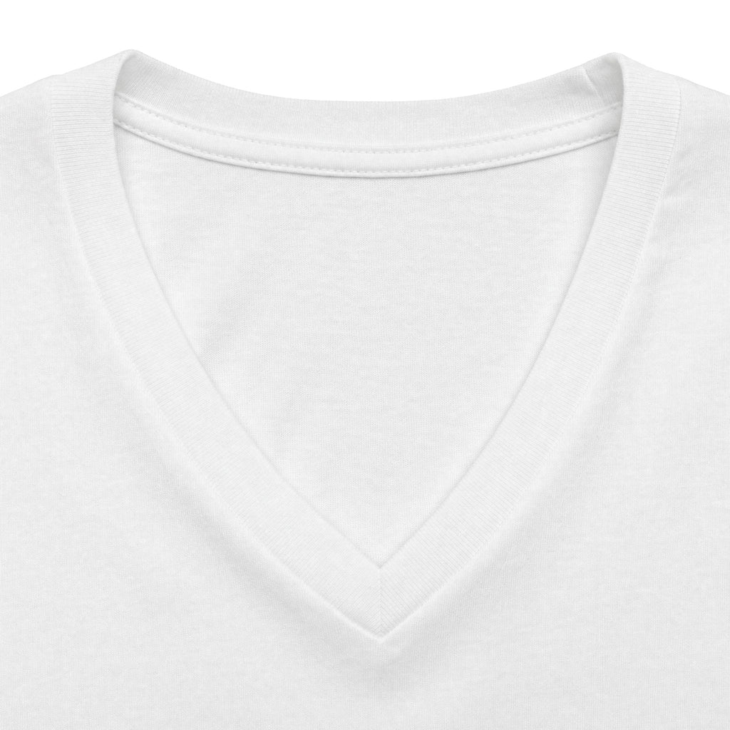 Women's V-Neck Tee — "May the Force Be With You" Lightly Printed Star Wars Fan Shirt
