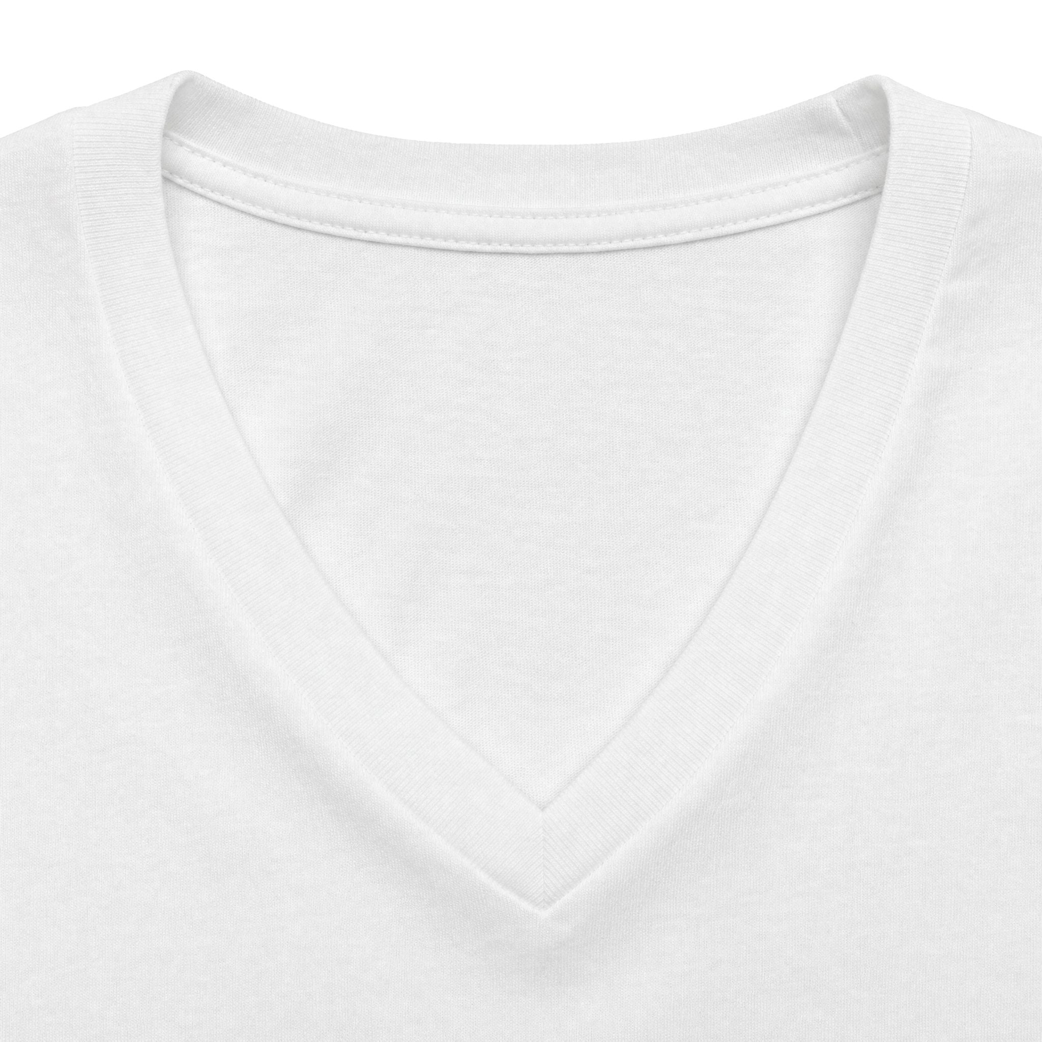 Women's V-Neck Tee — "May the Force Be With You" Lightly Printed Star Wars Fan Shirt