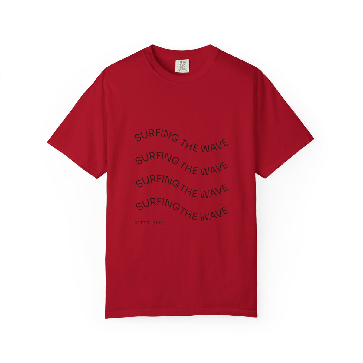 Surfing The Wave Graphic T-Shirt — Retro Beach Vibe Tee