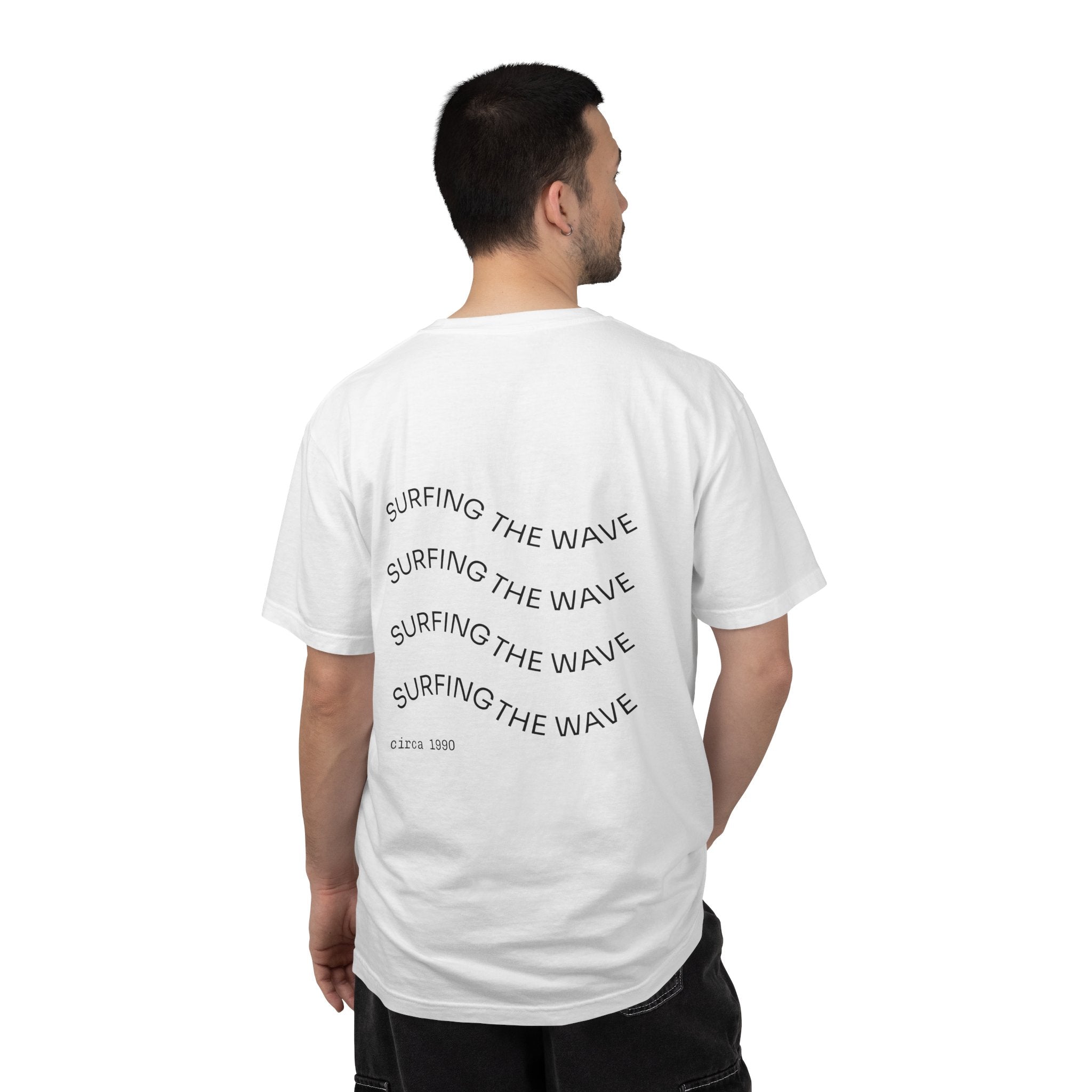 Surfing The Wave Graphic T-Shirt — Retro Beach Vibe Tee