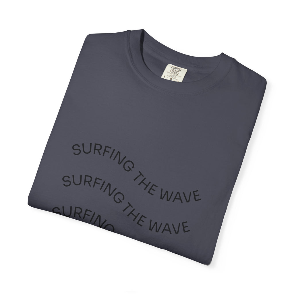 Surfing The Wave Graphic T-Shirt — Retro Beach Vibe Tee