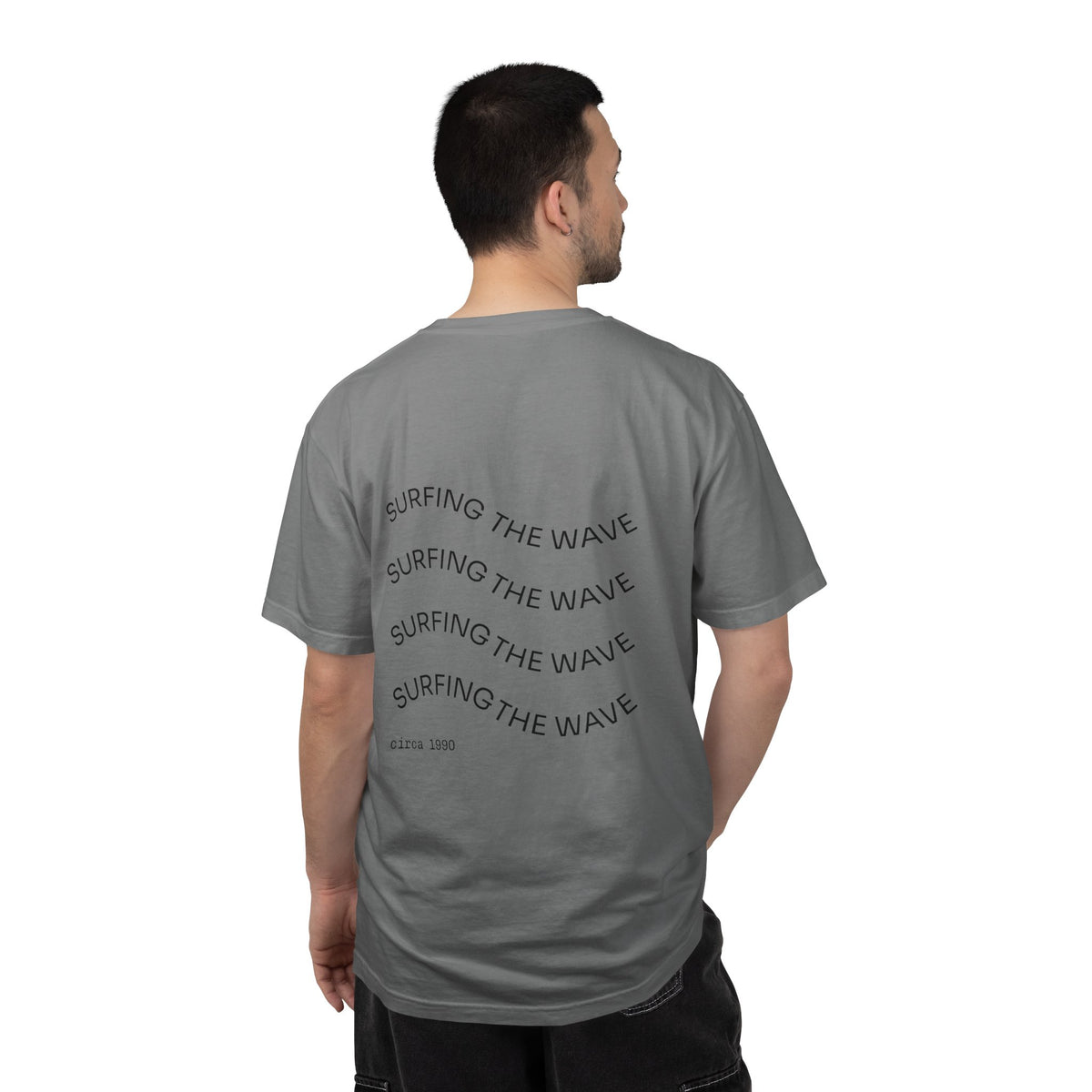Surfing The Wave Graphic T-Shirt — Retro Beach Vibe Tee