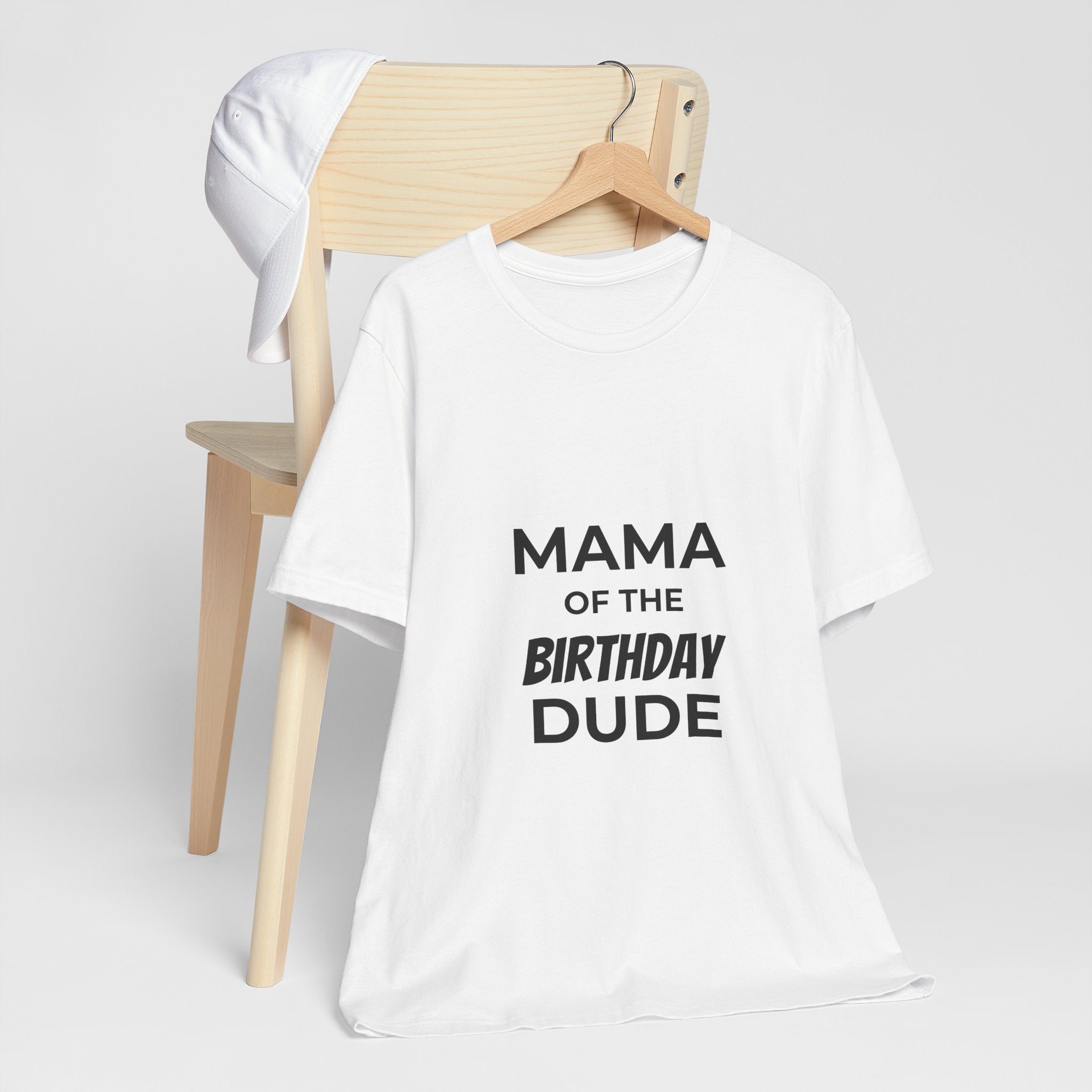 Mama of the Birthday Dude Tee — Funny Mom Birthday Shirt for Party Celebrations