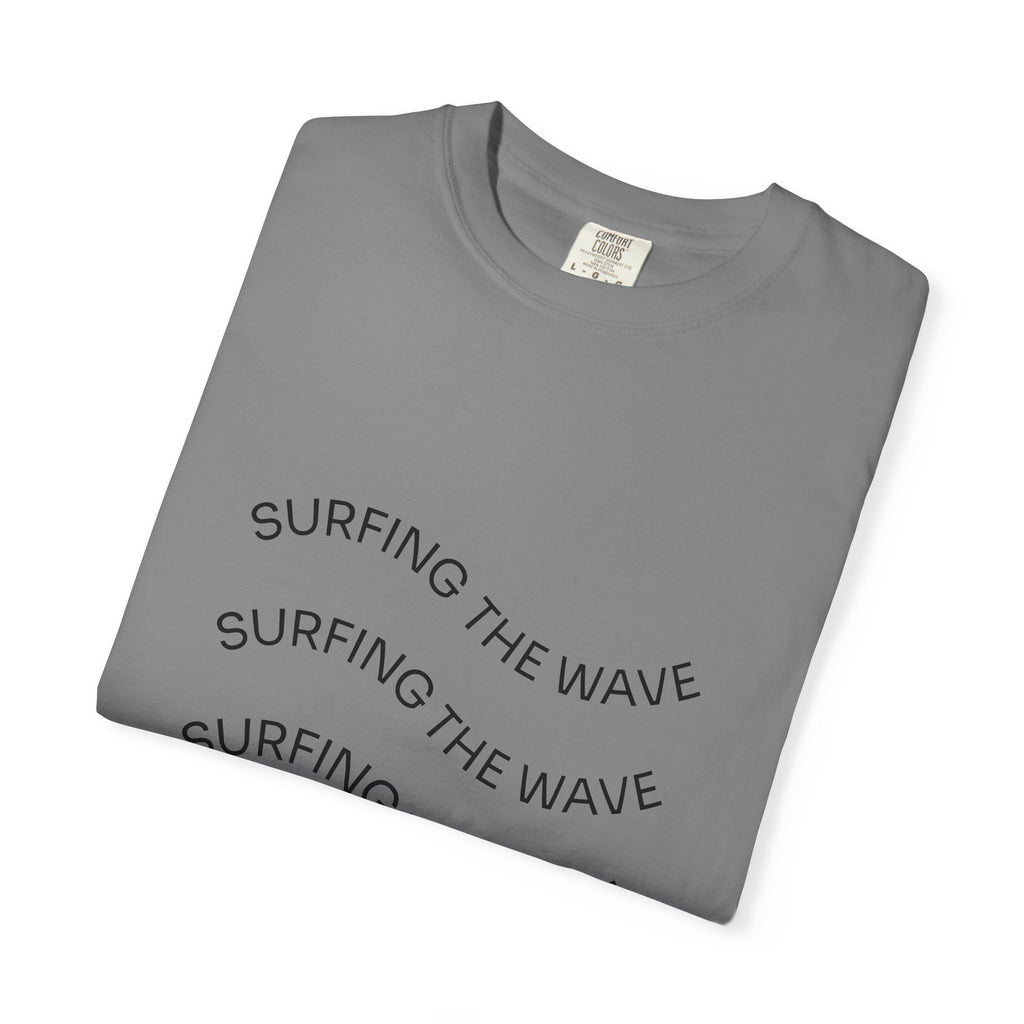 Surfing The Wave Graphic T-Shirt — Retro Beach Vibe Tee