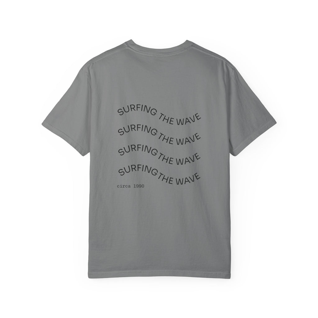 Surfing The Wave Graphic T-Shirt — Retro Beach Vibe Tee