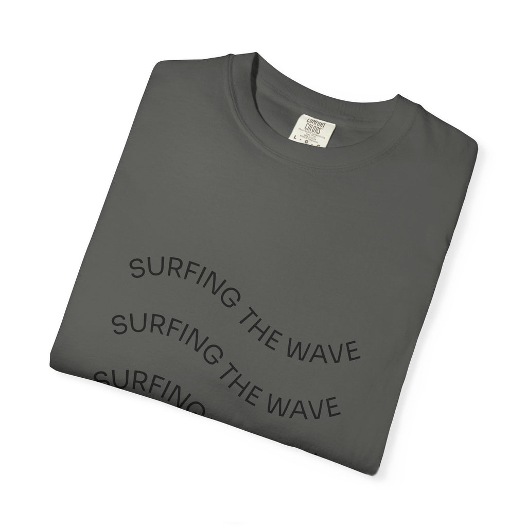 Surfing The Wave Graphic T-Shirt — Retro Beach Vibe Tee