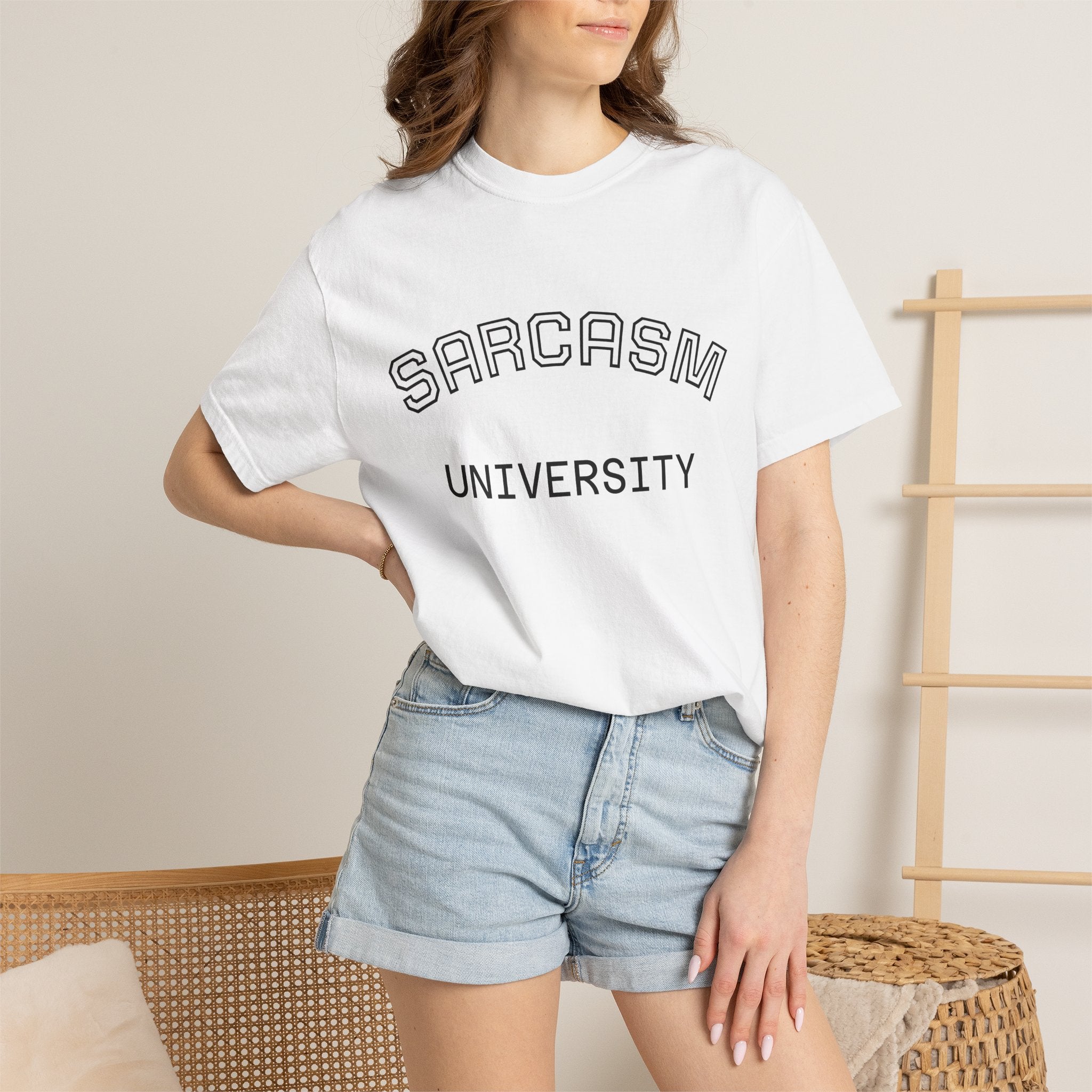 Sarcasm University T-Shirt — Funny College Humor Tee