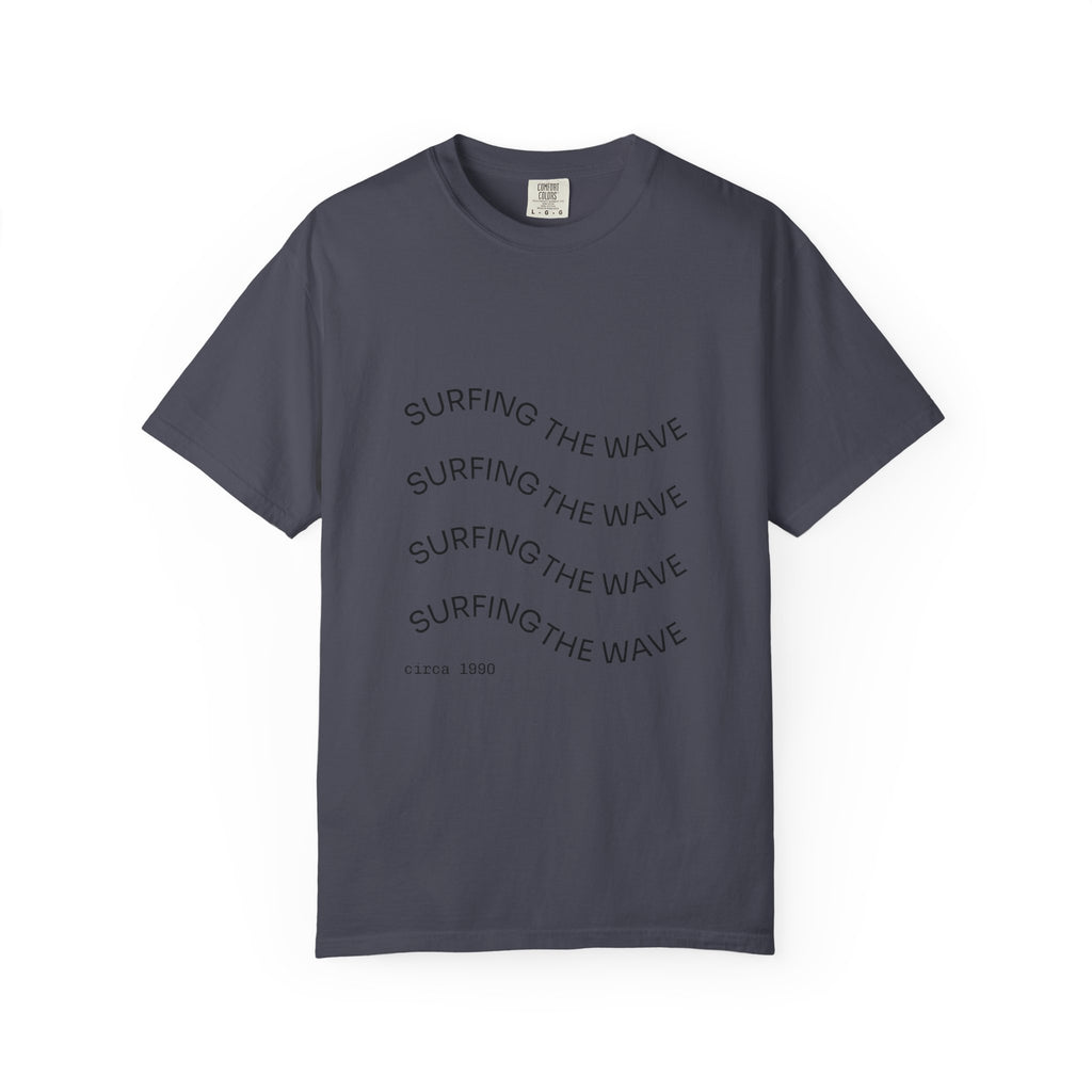 Surfing The Wave Graphic T-Shirt — Retro Beach Vibe Tee