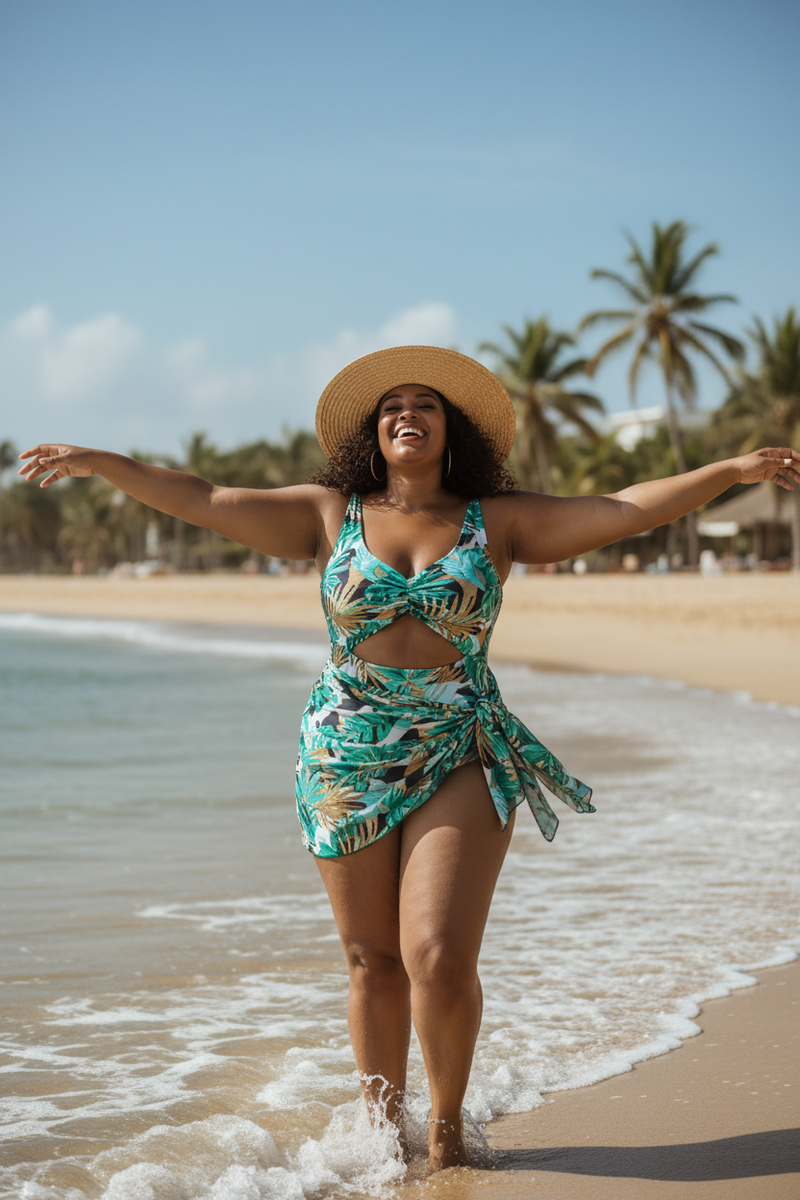 Mannequin plus size maillot de bain