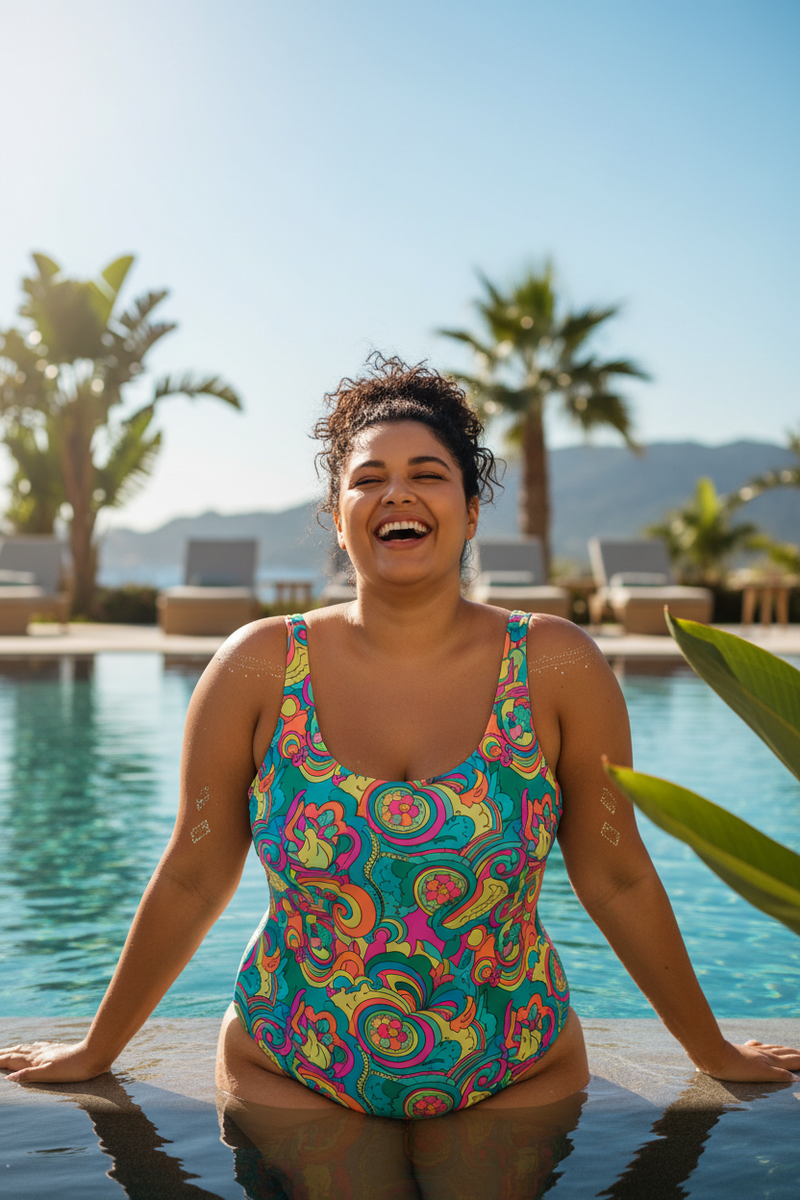 Variante maillot de bain plus size